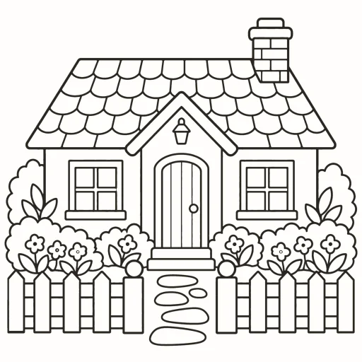 Coloriage Petite maison