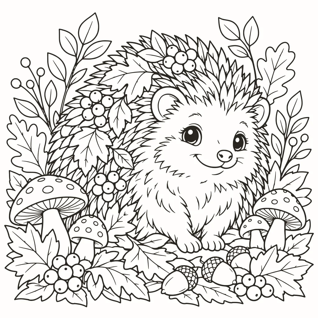 Coloriage d’animaux du 20 octobre, dessin au trait à imprimer