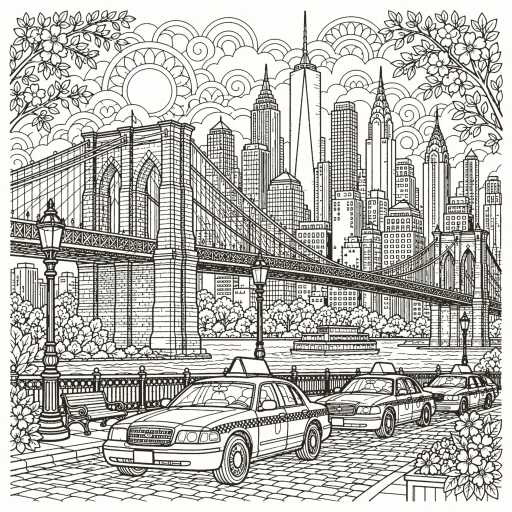 Coloriage New York